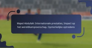 Majed Abdullah: Internationale prestaties, Impact op het wereldkampioenschap, Opmerkelijke optredens